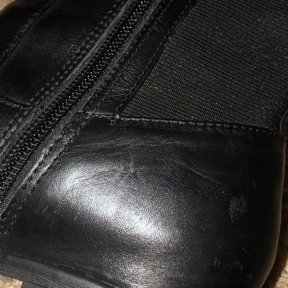 Kenneth Cole Reaction Leather Riding Boots - Black - Picture 15 of 16